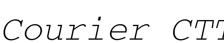 Courier CTT Bold Italic Yazı tipi ücretsiz indir